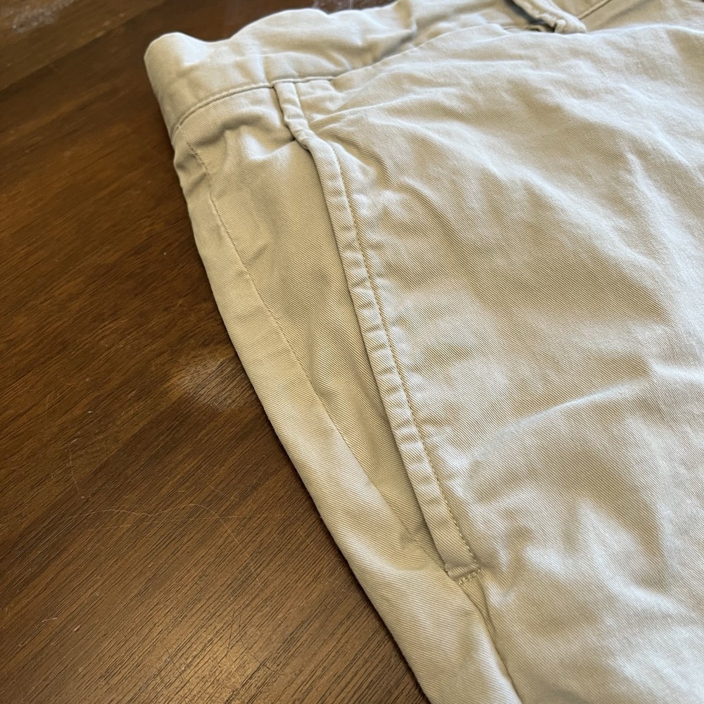 Polo Ralph Lauren Pants Mens 32x32 Tan Khaki Stretch Slim Fit Chino Twill Casual - Picture 5 of 16